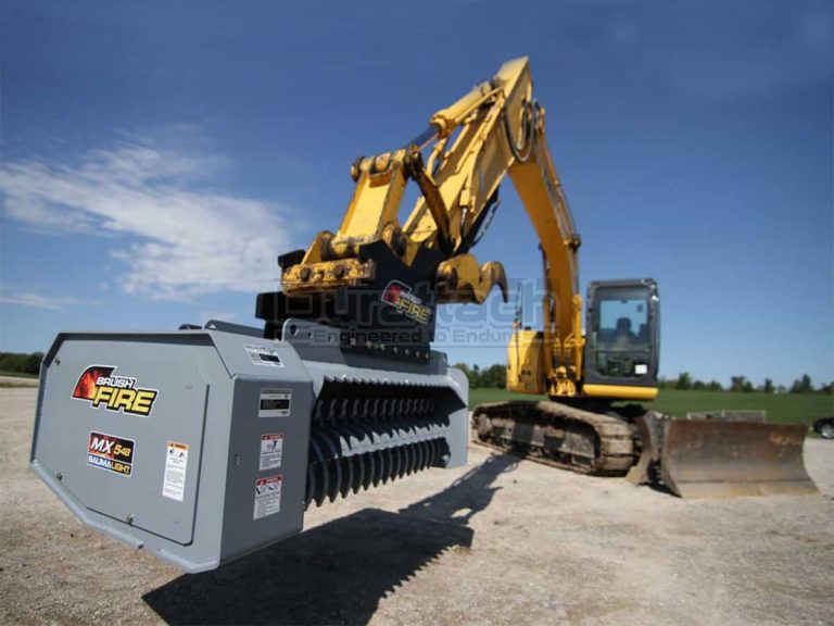 Using a Excavator Brush Mulcher & Where to Buy Durattach
