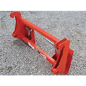 Worksaver Universal Skid Steer Quick-Attach Adapter for Kubota LA1251 / LA1301 / LA1601 Loaders with Semi Quick Attach 