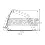 66" Construction Attachments Xtreme Duty High Capacity Scrap Bucket Model 1GPHCSC66