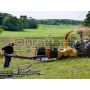 Wallenstein 7" 3-Point Tractor PTO Wood Chipper with Hydraulic Feed Model BX72RI