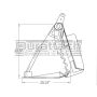 66" Construction Attachments 4-in-1 Multi-Purpose Compact Bucket Model 1MPCMP66