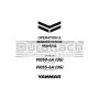 Yanmar Excavator ViO50-6A (SN 61381 & Above) Operation Manual - Printed Hard Copy - FREE Shipping