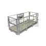 48" x 96" Telehandler Galvanized Work Platform Model MWPG4x8