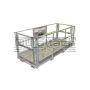 48" x 116" Telehandler Galvanized Work Platform  Model MWPG4x116