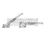 Haugen Telehandler Telescoping Pivoting Adjustable Jib Model MIJ-A