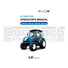 LS Tractor XR4100 Series Operation Manual - Printed Hard Copy - FREE Shipping