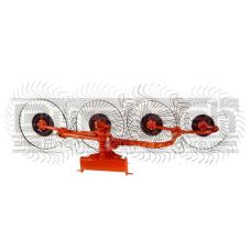 Befco 3-Point Tractor 3-Wheel Finger Hay Rake Model RS2-03R (4-Wheel Rake Pictured)