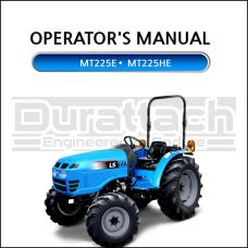 LS Tractor MT225E+MT225HE Operation Manual - Printed Hard Copy - FREE Shipping