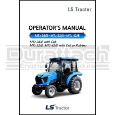 LS Tractor MT226E Operation Manual - Digital Download