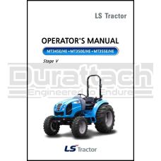 LS Tractor MT355HE Operators Manual - Printed Hard Copy - FREE Shipping