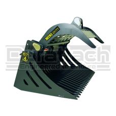 36" Construction Attachments Mini Skeleton Grapple Bucket Model 1SKBWGMN36