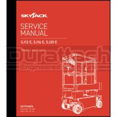 SkyJack SJ12E Vertical Mast Service Manual - Digital Download