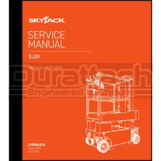 SkyJack SJ20 Vertical Mast Service Manual - Digital Download