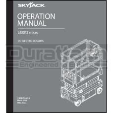 SkyJack SJ3013 Micro DC Electric Scissor lift Operation Manual - Digital Download
