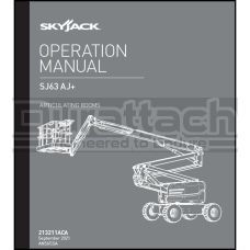 SkyJack SJ63AJ+ Articulating Boom Operation Manual - Digital Download
