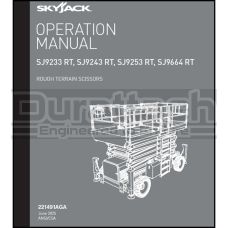 SkyJack SJ9233 RT Rough Terrain Scissor Lift Operation Manual - Digital Download