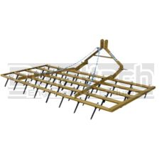 5' Rankin 3 Point Tractor Spike Tooth Harrow Model SH5