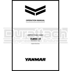 Yanmar Track loader TL80VS Operation Manual - Printed Hard Copy - FREE Shipping