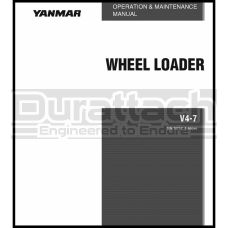Yanmar Wheel loader V4-7 Operation Manual - Printed Hard Copy - FREE Shipping