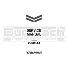 Yanmar Excavator ViO80-1A Service Manual