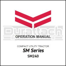 Yanmar SM240 Operation Manual - Printed Hard Copy - FREE Shipping