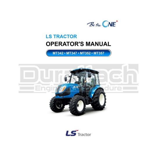 LS Tractor MT347H Operation Manual - Digital Download