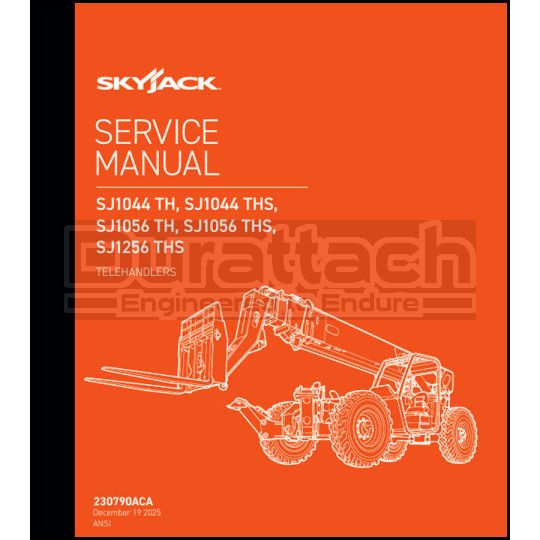 SkyJack SJ1256 THS Telehandler Service Manual - Digital Download