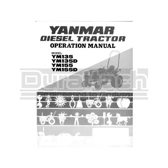 Yanmar Tractor YM135 Operation Manual
